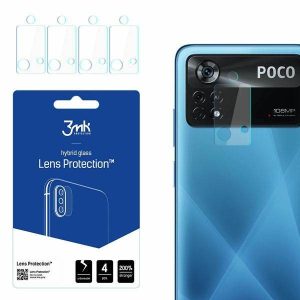 3MK Lens Protect Xiaomi POCO X4 Pro 5G, 4db kamera védőfólia