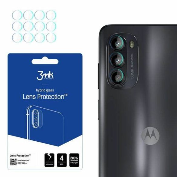 3MK Lens Protect Motorola Moto G52, 4db kamera védőfólia
