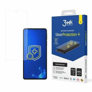 3MK Silver Protect+ Motorola Edge 30 nedves felvitelű antimikrobiális képernyővédő fólia