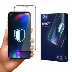 3mk Hardy edzett üveg fekete szegéllyel iPhone 12 Pro Max