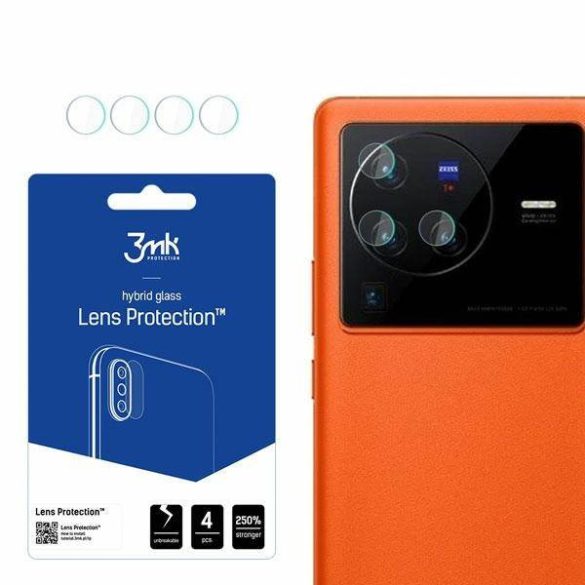 3MK Lens Protect Vivo X80 Pro, 4db kamera védőfólia