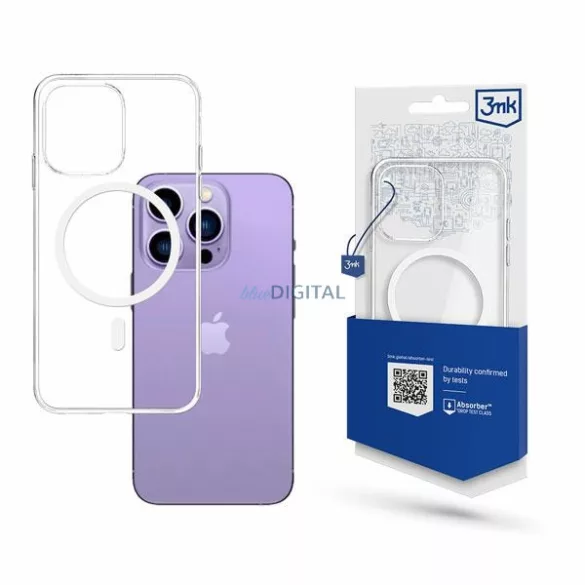 3MK MagCase iPhone 14 Pro Max 6,7" átlátszó tok