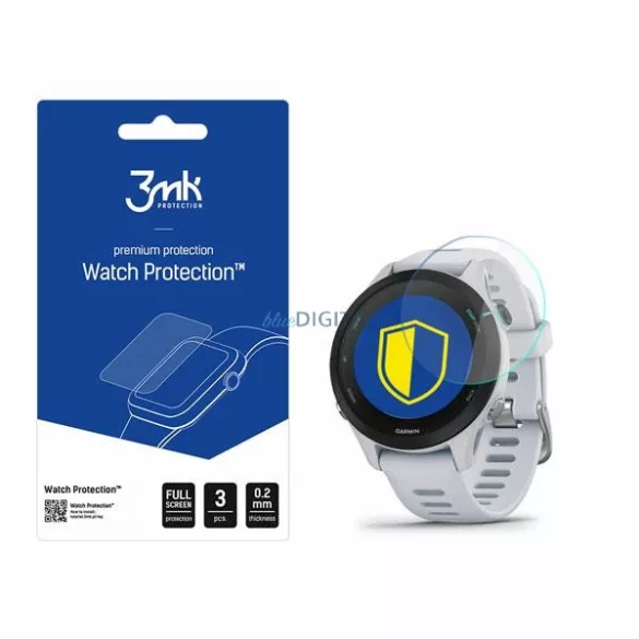 3MK FlexibleGlass Watch Garmin Forerunner 255s Music hibrid üveg képernyővédő fólia