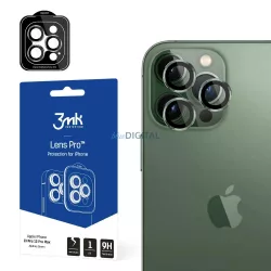   3MK Lens Protection Pro iPhone 13 Pro / 13 Pro Max zöld kamera védőfólia rögzítőkerettel