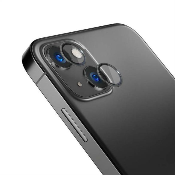 3MK Lens Protection Pro iPhone 14 6,1" grafit kamera védőfólia rögzítőkerettel