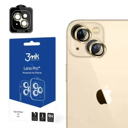   3MK Lens Protection Pro iPhone 14 Plus 6,7" arany kamera védőfólia rögzítőkerettel