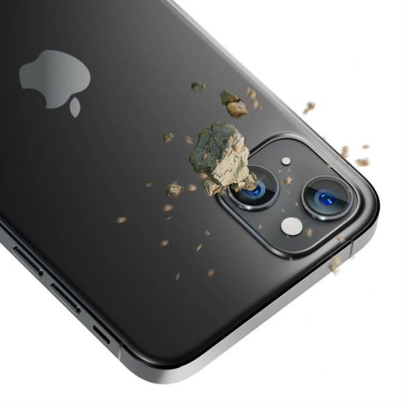 3MK Lens Protection Pro iPhone 14 Plus 6,7" grafit kamera védőfólia rögzítőkerettel