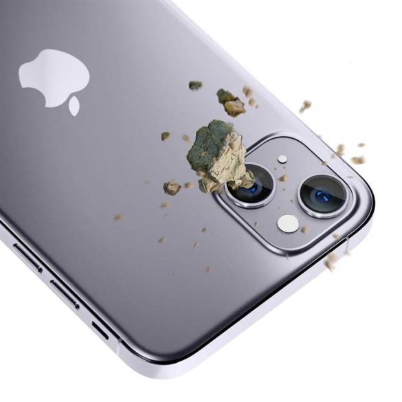 3MK Lens Protection Pro iPhone 14 Plus 6,7" lila kamera védőfólia rögzítőkerettel
