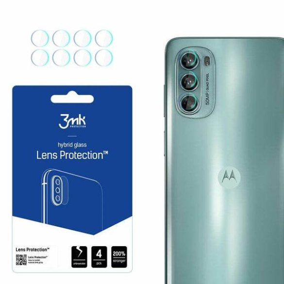 3MK Lens Protect Motorola Moto G62 5G, 4db kamera védőfólia