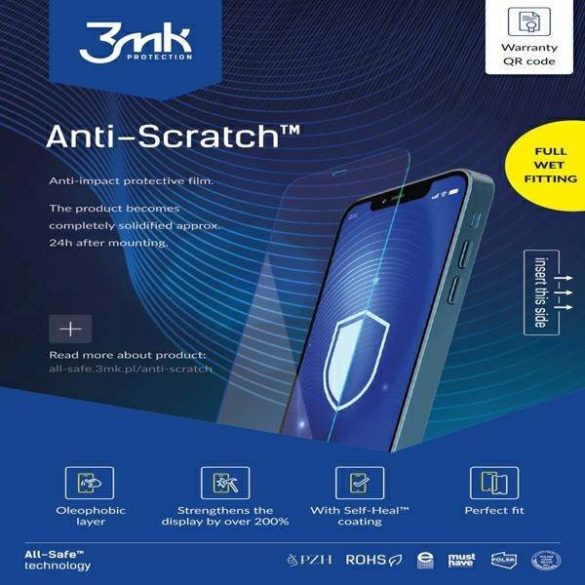 3MK All-In-One karcálló telefon képernyővédő fólia