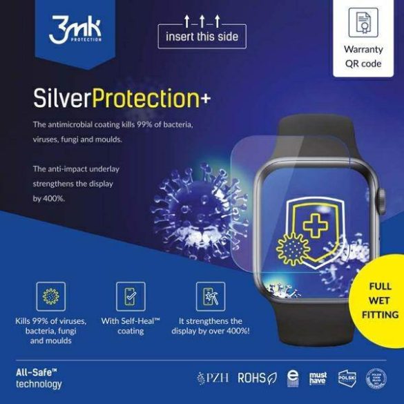 3MK All-In-One SilverProtection+ Watch képernyővédő fólia