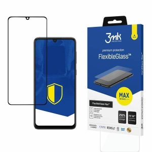 3MK FlexibleGlass Max Samsung Galaxy A33 5G A336 fekete, hibrid üvegfólia megerősített élekkel