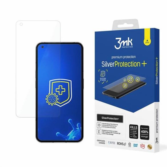 3MK Silver Protect+ Nothing Phone 1 nedves felvitelű antimikrobiális képernyővédő fólia