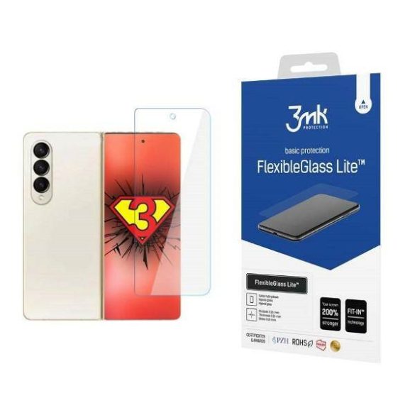 3MK FlexibleGlass Lite Samsung Galaxy F936 Z Fold4 Hibrid üveg Lite - elülső képernyővédő fólia