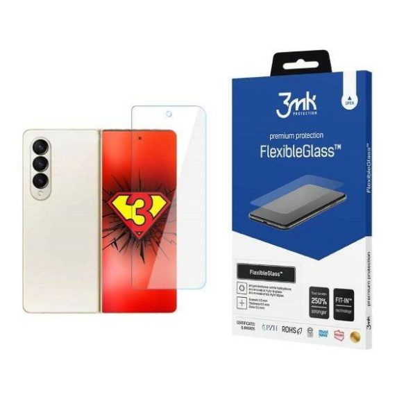 3MK FlexibleGlass Samsung Galaxy F936 Z Fold4 hibrid üveg képernyővédő fólia