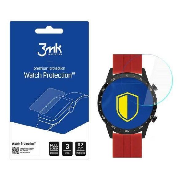 3MK FlexibleGlass Watch Vector Smart VCTR-32-22BK RD 45mm hibrid üveg képernyővédő fólia