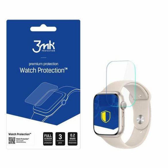 3MK Folia ARC Apple Watch 8 41mm teljes képernyős kijelzővédő fólia