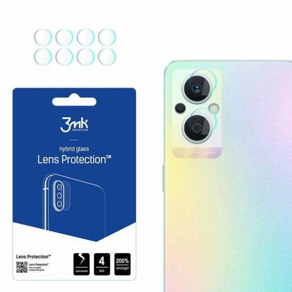3MK Lens Protect OPPO Reno 7 Lite 5G, 4db kamera védőfólia