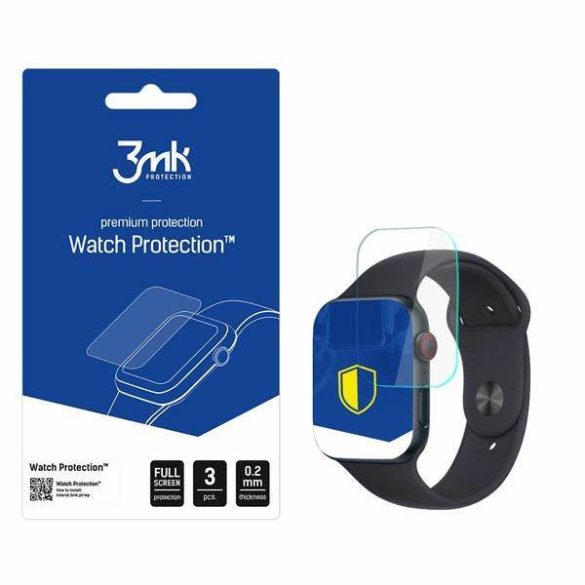 3MK Folia ARC Apple Watch SE 2022 4022 40mm teljes képernyős kijelzővédő fólia