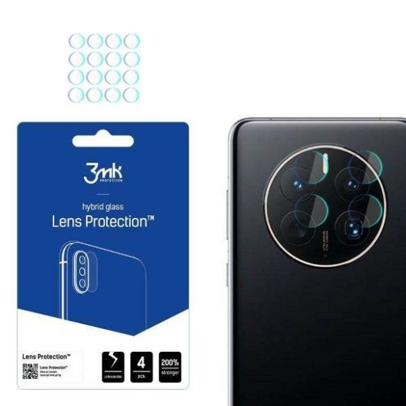 3MK Lens Protect Huawei Mate 50 Pro, 4db kamera védőfólia