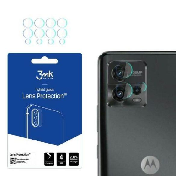 3MK Lens Protect Motorola Moto G72, 4db kamera védőfólia
