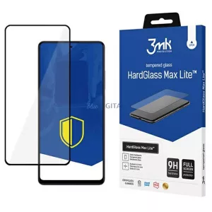 3MK HardGlass Max Lite Xiaomi Redmi Note12 Pro / POCO X5 Pro fekete teljes képernyős Glass Lite