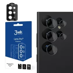   3MK Lens Protection Pro Samsung Samsung Galaxy S23 UltraS918 fekete kameralencse-védő rögzítőkerettel 1db. fólia