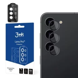   3MK Lens Protection Pro Samsung Samsung Galaxy S23+ S916 fekete/black kameralencse-védő rögzítőkerettel 1db. fólia