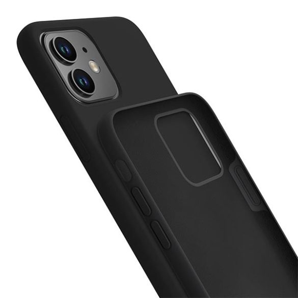 3MK szilikon tok iPhone 11 / Xr 6,1" fekete