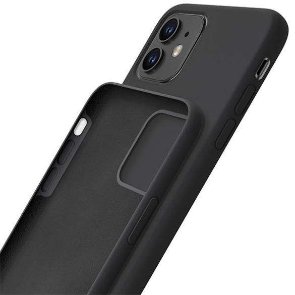 3MK szilikon tok iPhone 11 / Xr 6,1" fekete