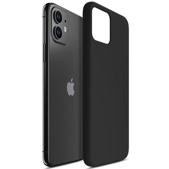 3MK szilikon tok iPhone 11 / Xr 6,1" fekete