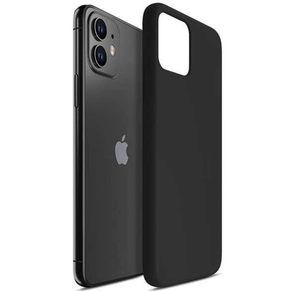 3MK szilikon tok iPhone 11  6,1" fekete