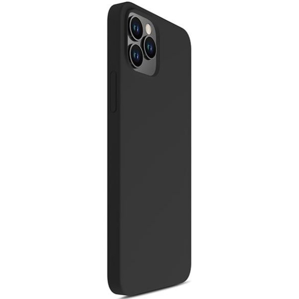 3MK Szilikon tok iPhone 12 Pro Max 6,7" fekete