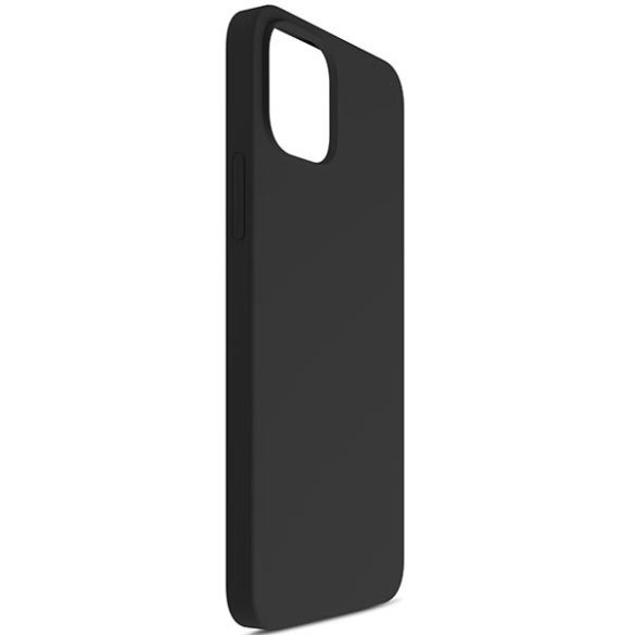 3MK Szilikon tok iPhone 12 Pro Max 6,7" fekete