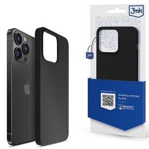 3MK Szilikon tok iPhone 13 Pro 6,1" fekete