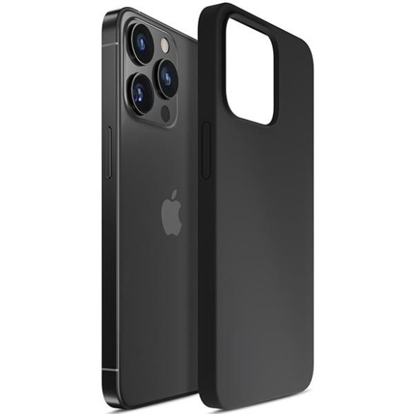 3MK Szilikon tok iPhone 13 Pro 6,1" fekete