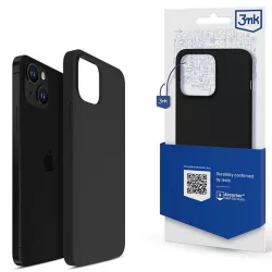 3MK szilikon tok iPhone 13 6.1" fekete