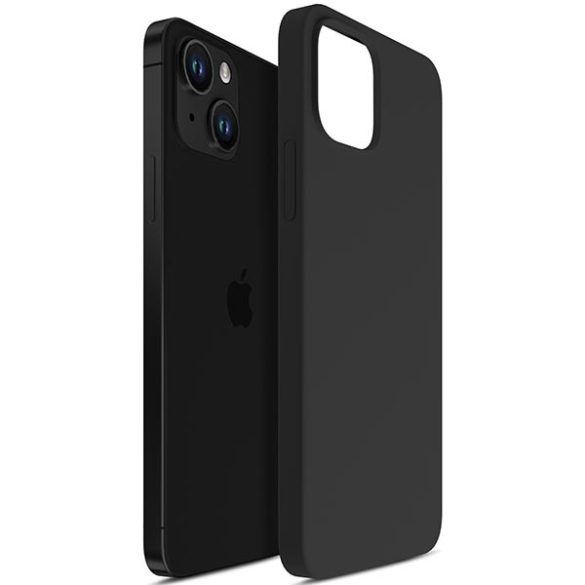 3MK szilikon tok iPhone 13 / 14 / 15 6.1" fekete