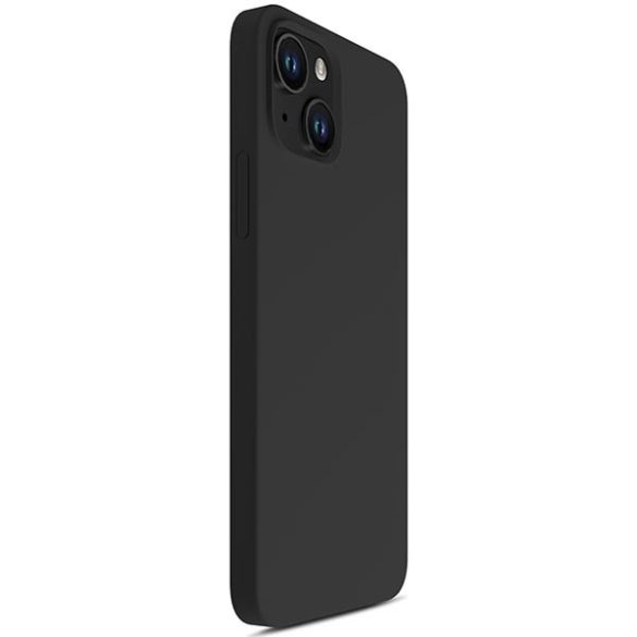 3MK szilikon tok iPhone 14 Plus / 15 Plus 6.7" fekete