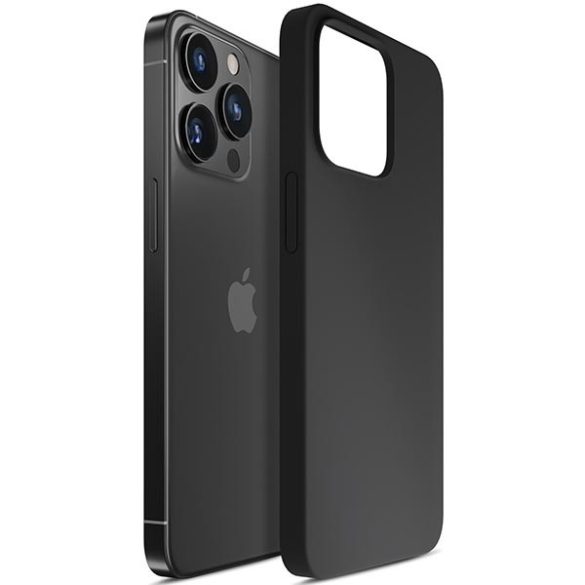 3MK Szilikon tok iPhone 14 Pro Max 6,7" fekete