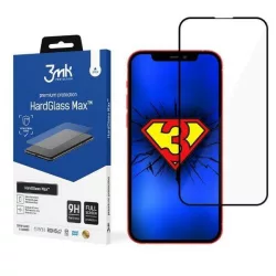   3MK HardGlass Max iPhone 13 Pro Max 6,7" / 14 Plus 6,7" fekete teljes képernyős üveg kijelzővédő fólia