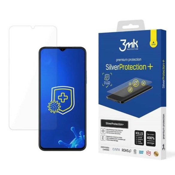 3MK Silver Protect+ Huawei Nova Y61 Nedvesen felrakható antimikrobiális fólia