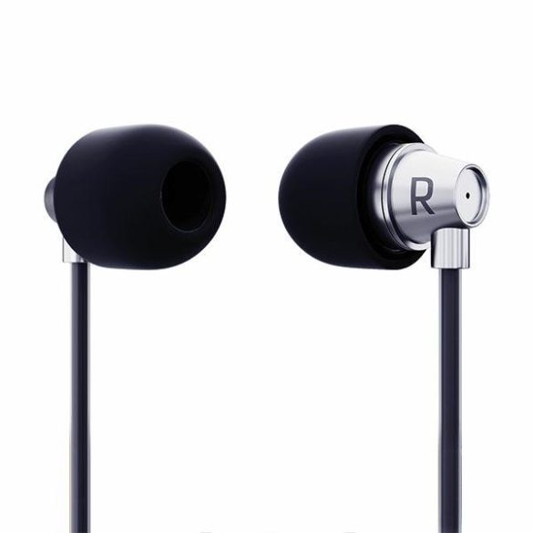 3MK Vezetékes fülhallgató Jack 3,5 mm fülhallgató fekete Jack 3,5 mm-es jack 3,5mm