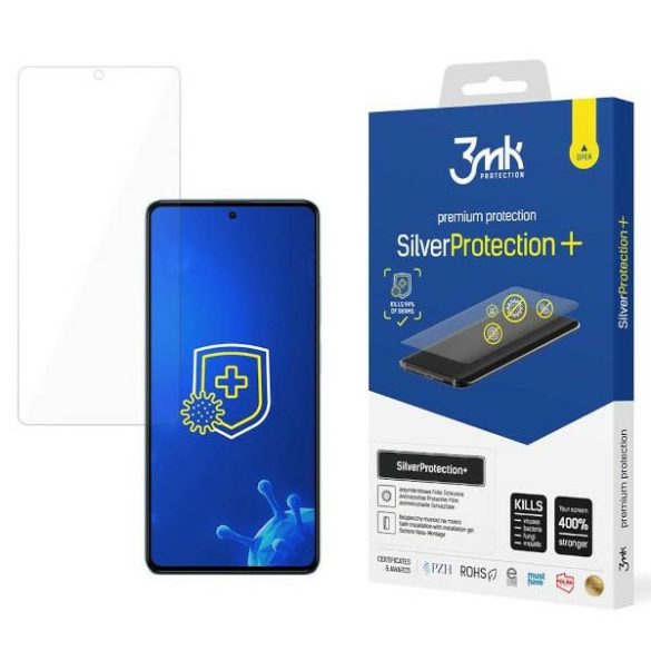 3MK Silver Protect+ Redmi Note 12 Pro/Pro+ Nedvesen felrakható antimikrobiális fólia