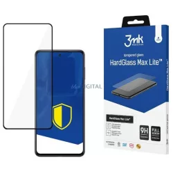   3MK HardGlass Max Lite Samsung Galaxy M54 M546 fekete teljes képernyős üvegfólia Lite