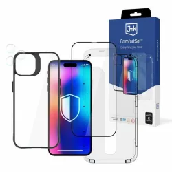   3MK Comfort Set 4 az 1-ben iPhone 14 Pro Max 6.7" telefonvédő kiegészítők 4 in 1 tok