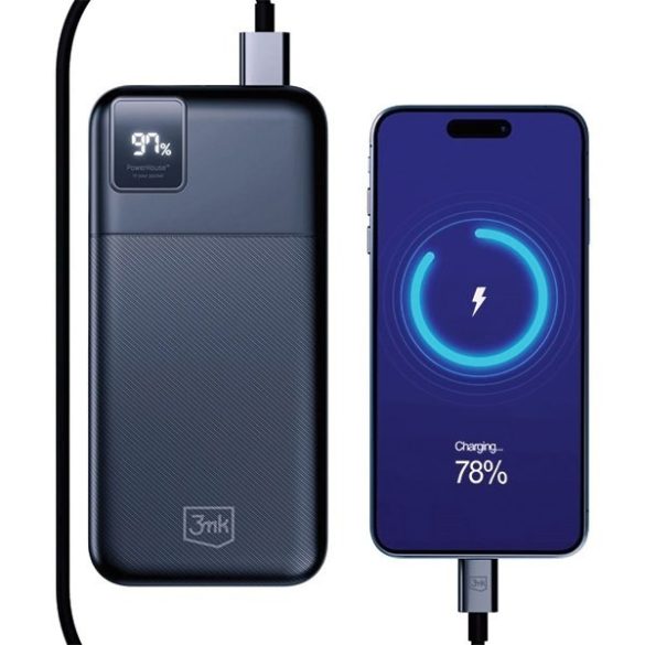 3MK PowerHouse 20000 mAh Powerbank Multi Charge QC + PD Pass-Through