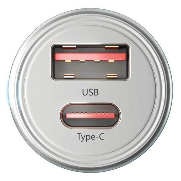 3MK HyperCar töltő 45W Ładowarka samochodowa 1xUSB-A + 1xUSB-C