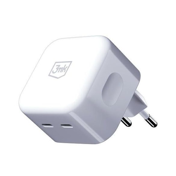 3MK Hyper Charger 35W 2xUSB-C hálózati töltő QC