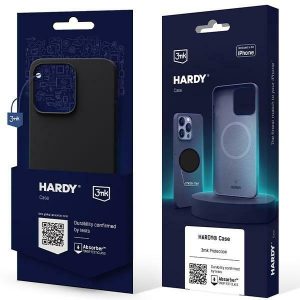 3MK Hardy tok iPhone 15 Pro 6.1" szürke MagSafe tok